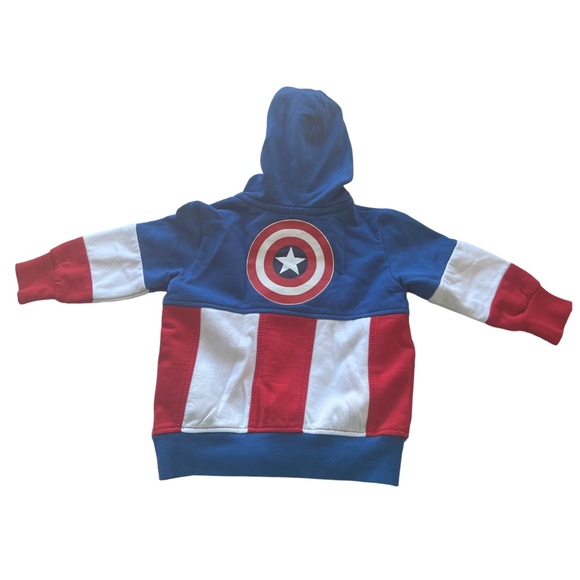 Marvel Captain American Jacket Size 12 M - Picture 2 of 9